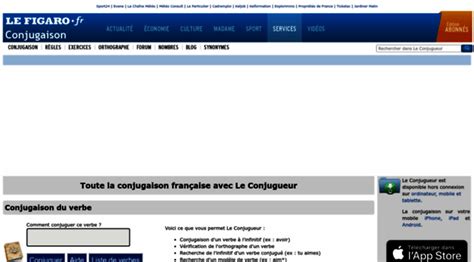 conjuguer figaro|leconjugueur lefigaro.